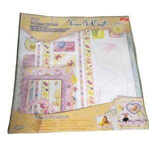 Time 4 Crafts Scrapbook Paper Set 12"x12" Baby Girl Theme